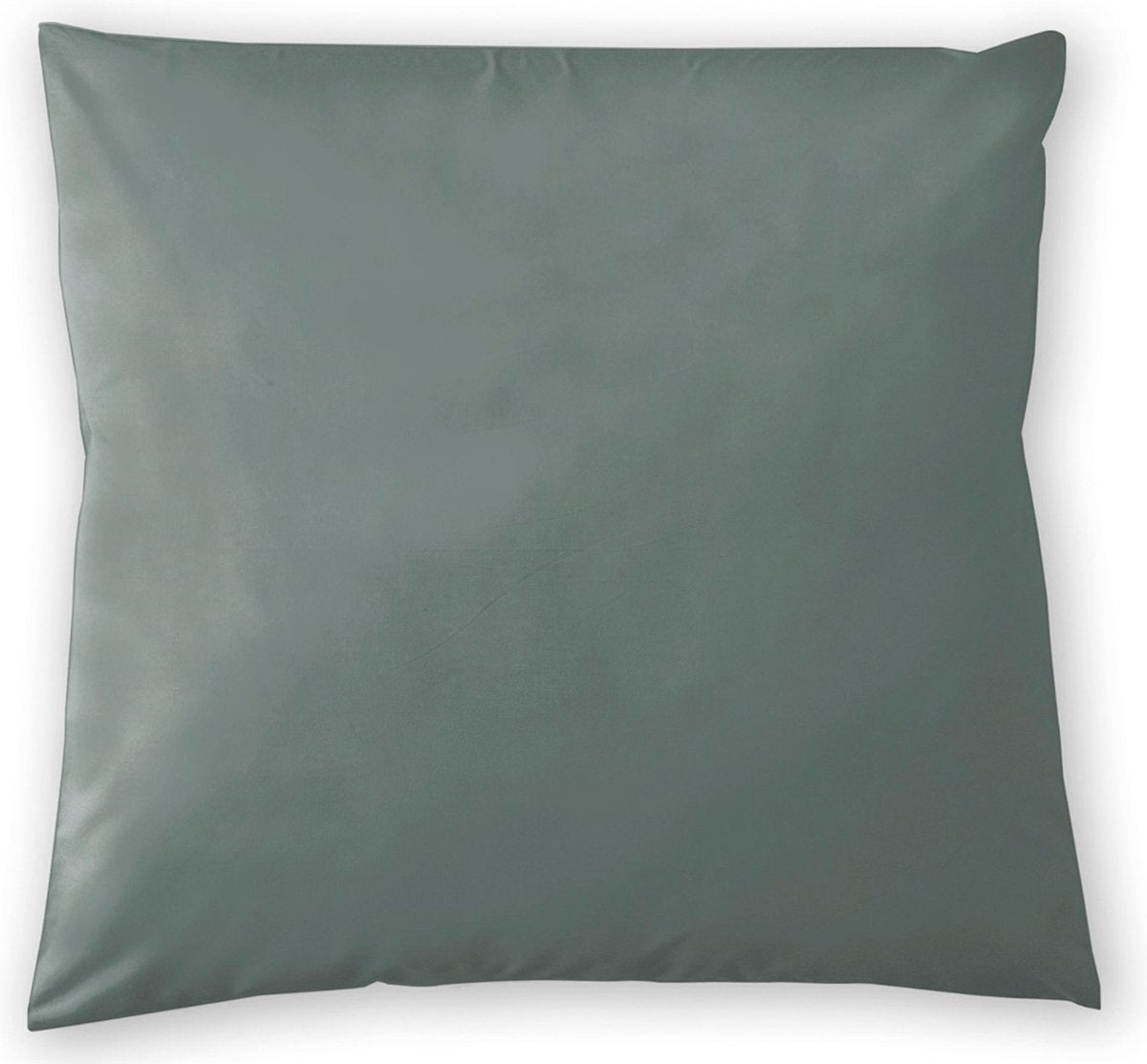 Cinderella - 2x kussensloop met rits - basic - set van 2 stuks - 80x80 cm - groen