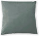 Cinderella - 2x kussensloop met rits - basic - set van 2 stuks - 80x80 cm - groen