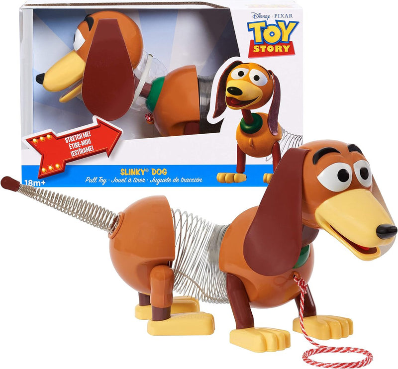 Basta giocare a Disney Pixar Toy Story Slinky Dog: il personaggio giocattolo del cane elasticizzato
