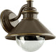 Eglo albacete wandlamp buiten - e27 - 26,5 cm - bruin koper