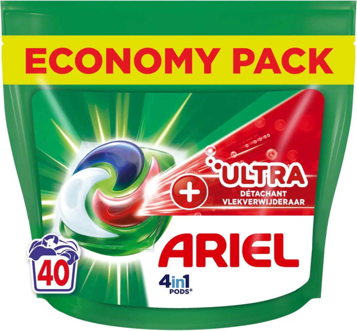 Ariel pods 4en1 - 40sc - + ultra quitamanchas