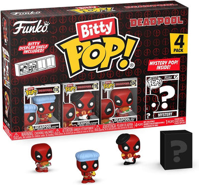Funko bitty-pop! Marvel: Deadpool Bathtime, confezione da 4