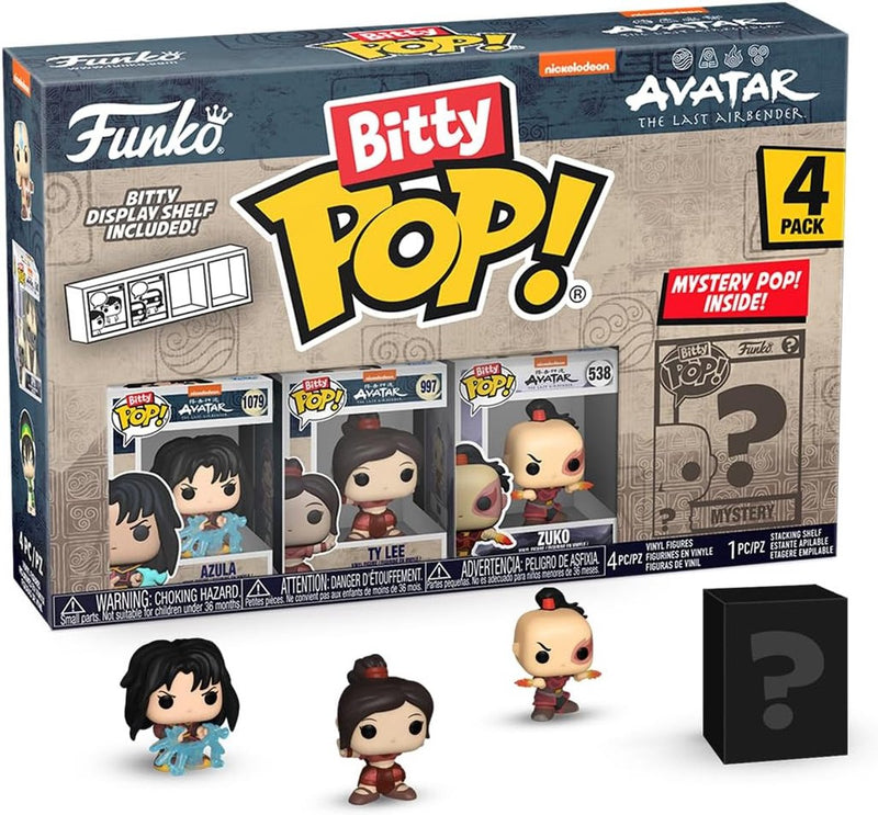 ¡Funko pop pequeño! animación: avatar - azula, ty lee, zuko misterio