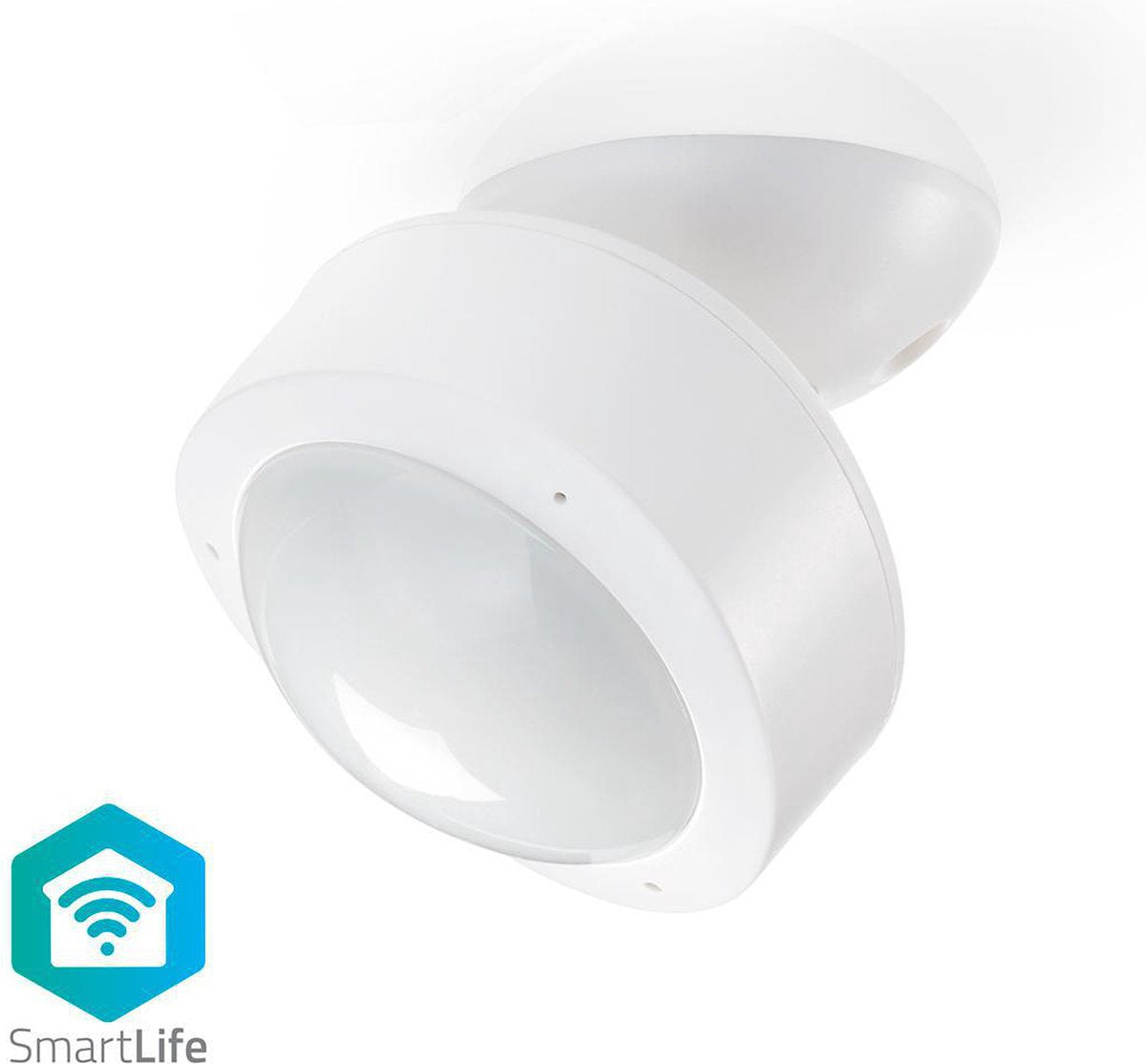 Nedis smartlife bewegingssensor - wi-fi - batterij gevoed netvoeding - detectiehoek: 120 ° - detectiebereik: 10.0 m - wit