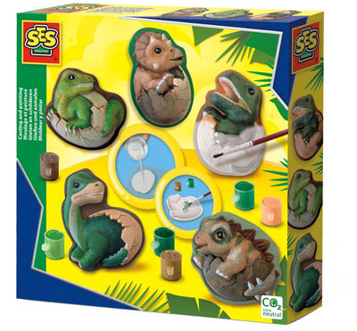 Ses Gieten and Painting - Dino Eggs