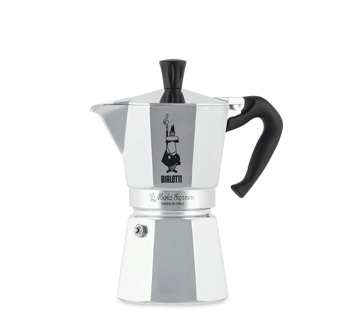 Bialetti moka express - percolator - 6 kops - aluminium