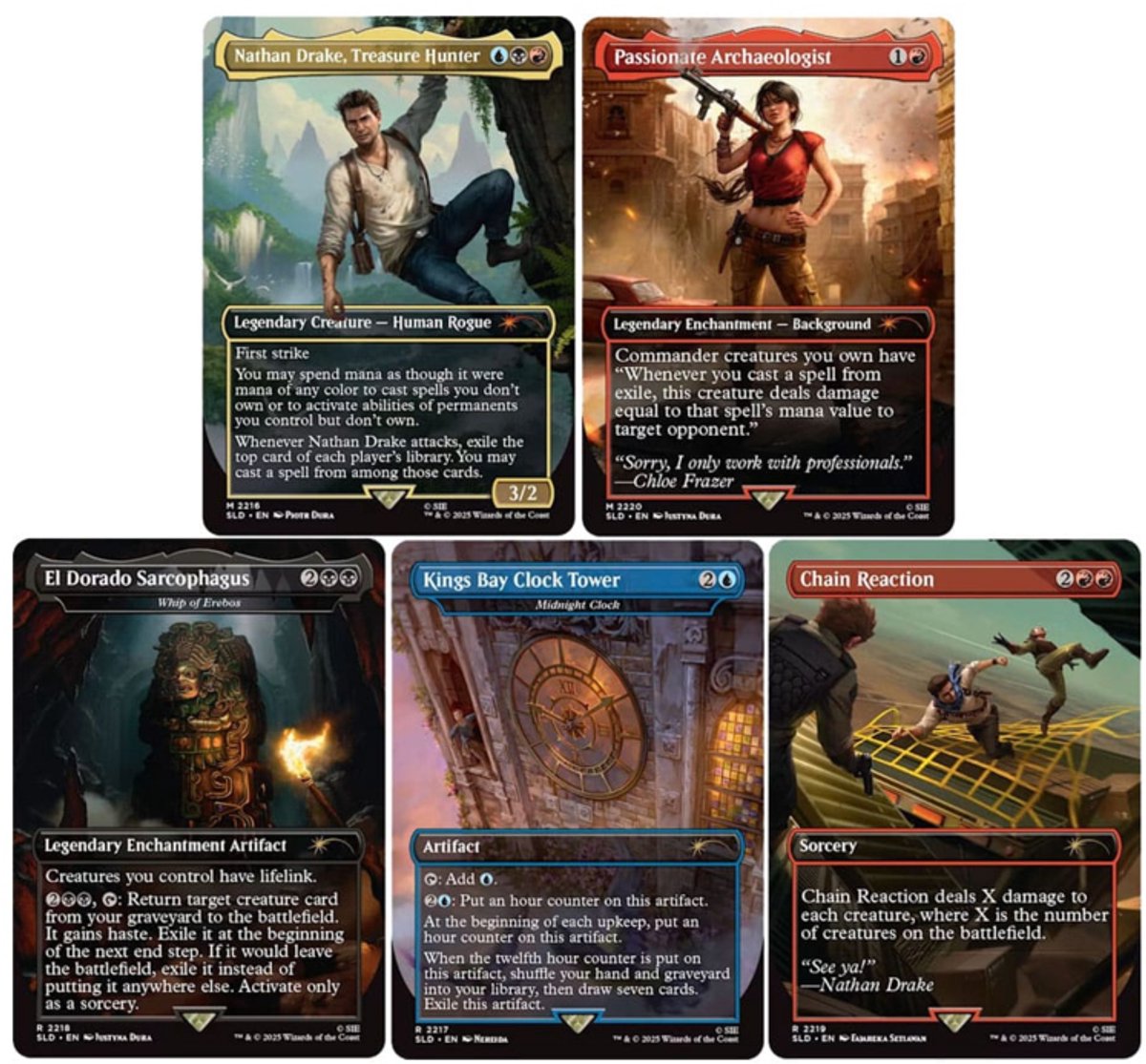 Magos de la costa magia la reunión guarida secreta x playstation: uncharted inglés
