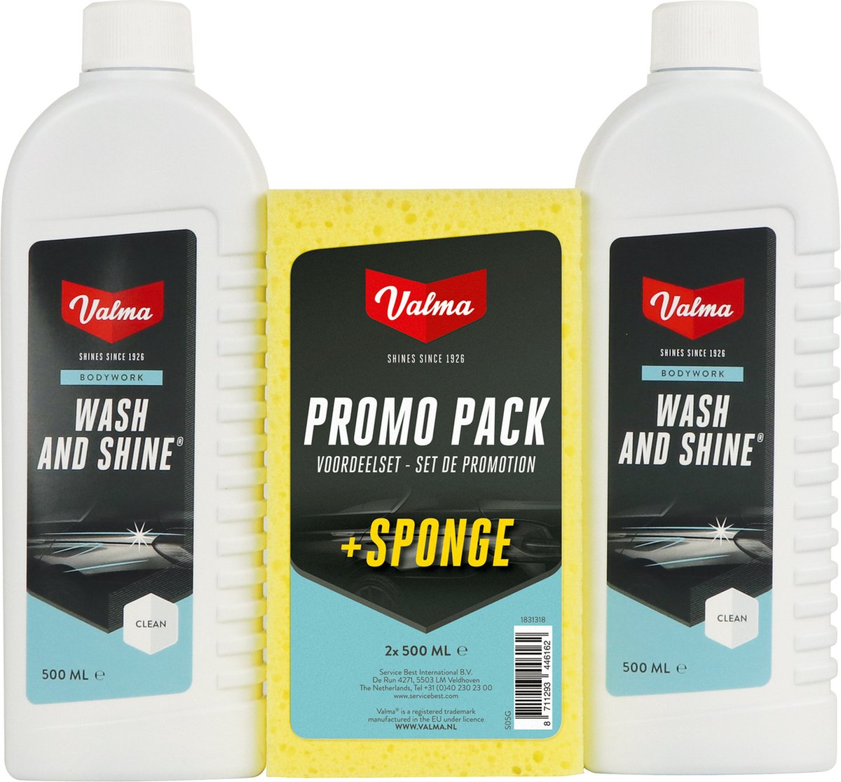 Set di pulizia S05G Wash and Shine Shampoo 2x 500ml