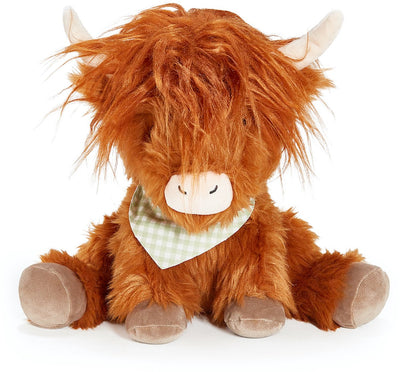 Bunnies by the Bay Peluche Hamish la Vaca Highland – 25 cm – Peluche con Detalles Bordados – Seguro para Todas Las Edades