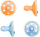 Succhietto simile al seno Tommee Tippee Night - 4 pezzi - 6-18 mesi - consistenza simile alla pelle - senza bpa