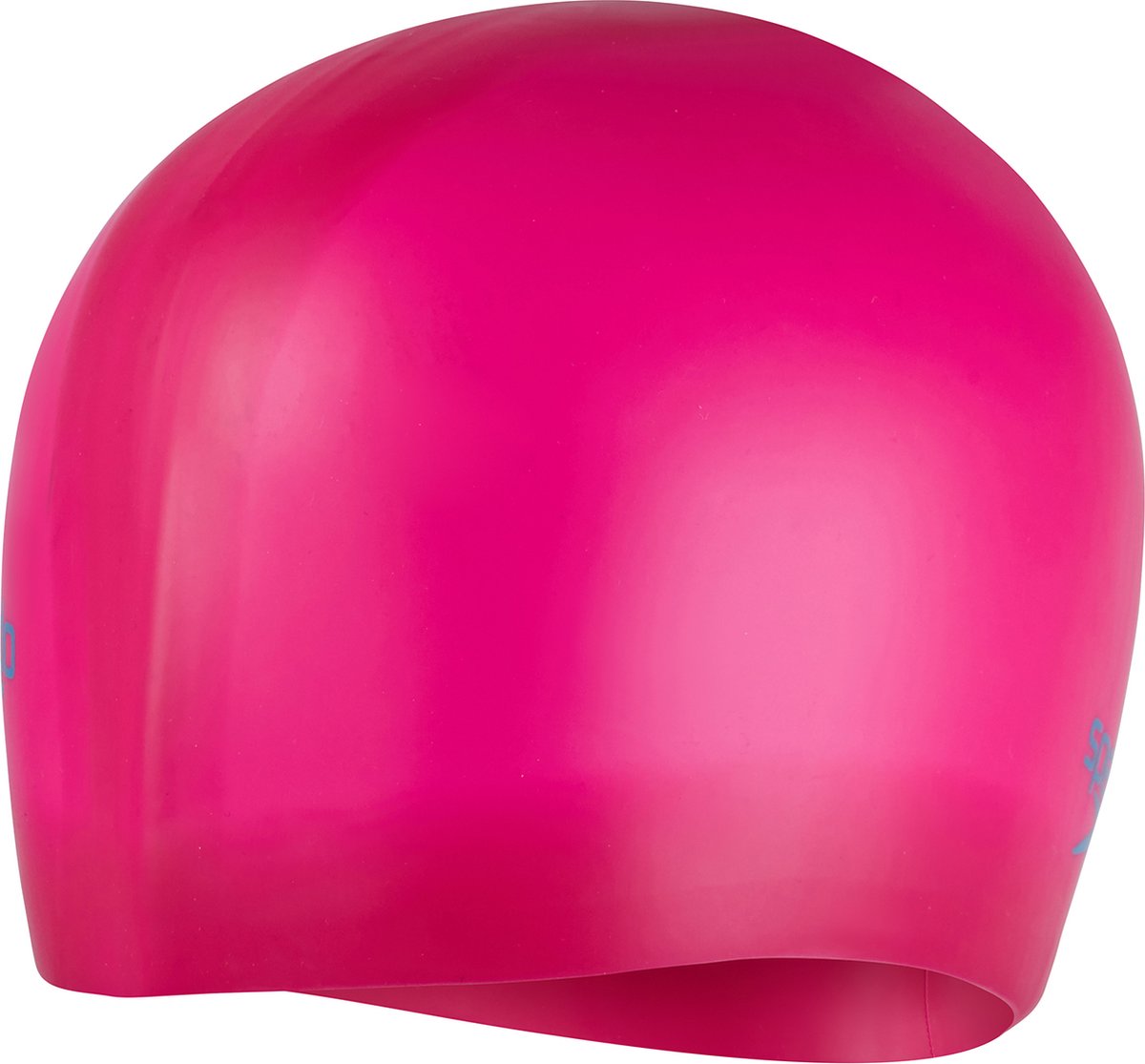 Gorro de natación unisex Speedo junior de pelo largo rosa - talla única