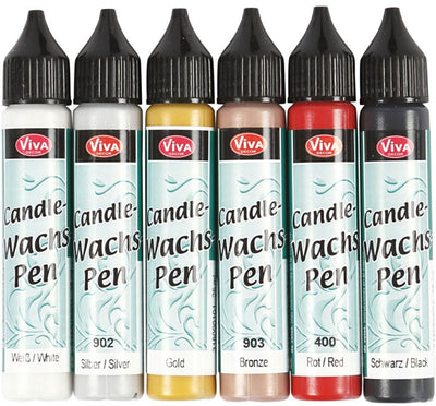 Viva Decor Candle Version, Colori standard, 6x28 ml 1 scatola