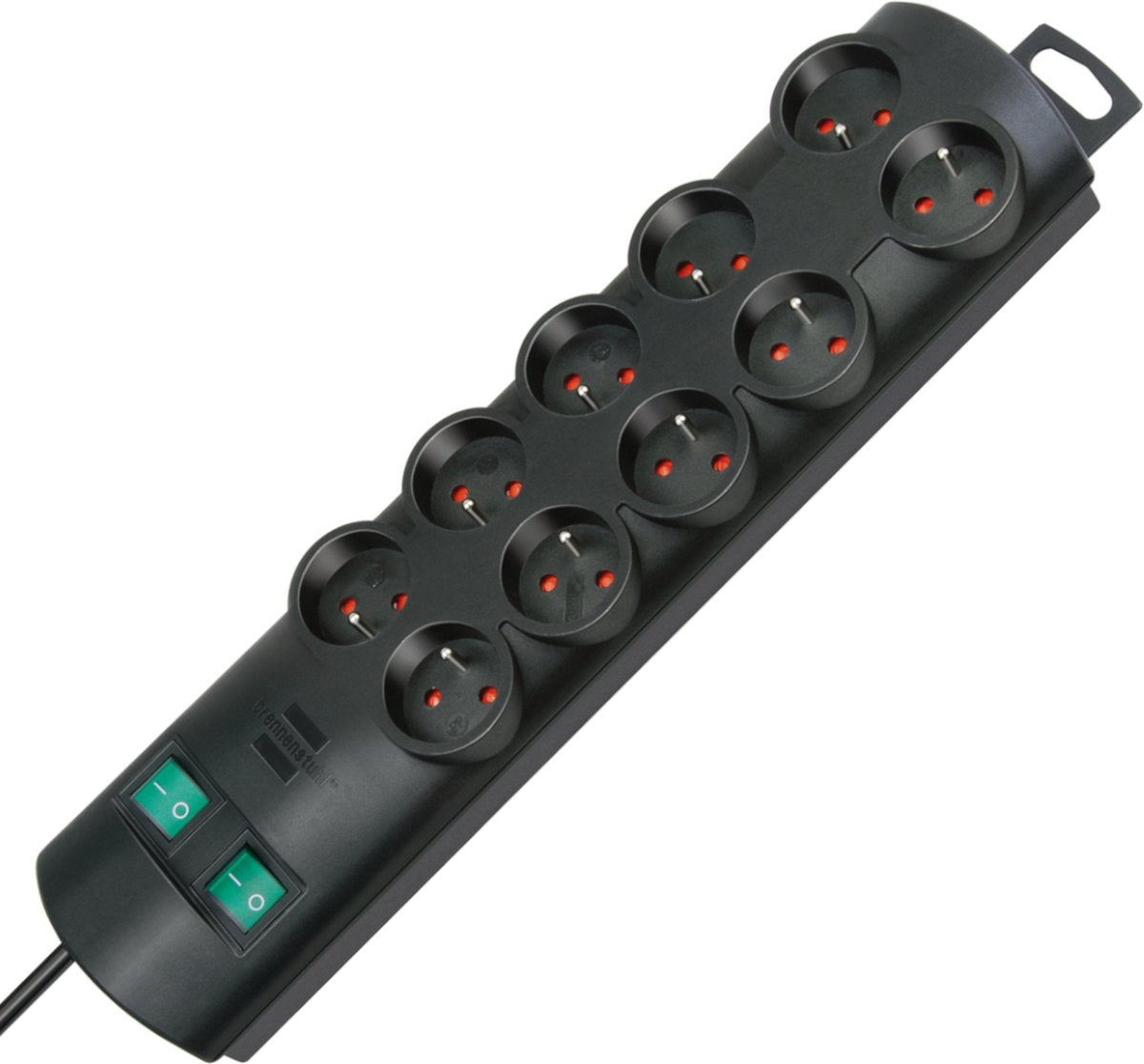 Presa multipla Brennerstuhl primera-line 10 prese nero 2m h05vv-f 3g1,5 le prese sono commutabili per 5 *fr*