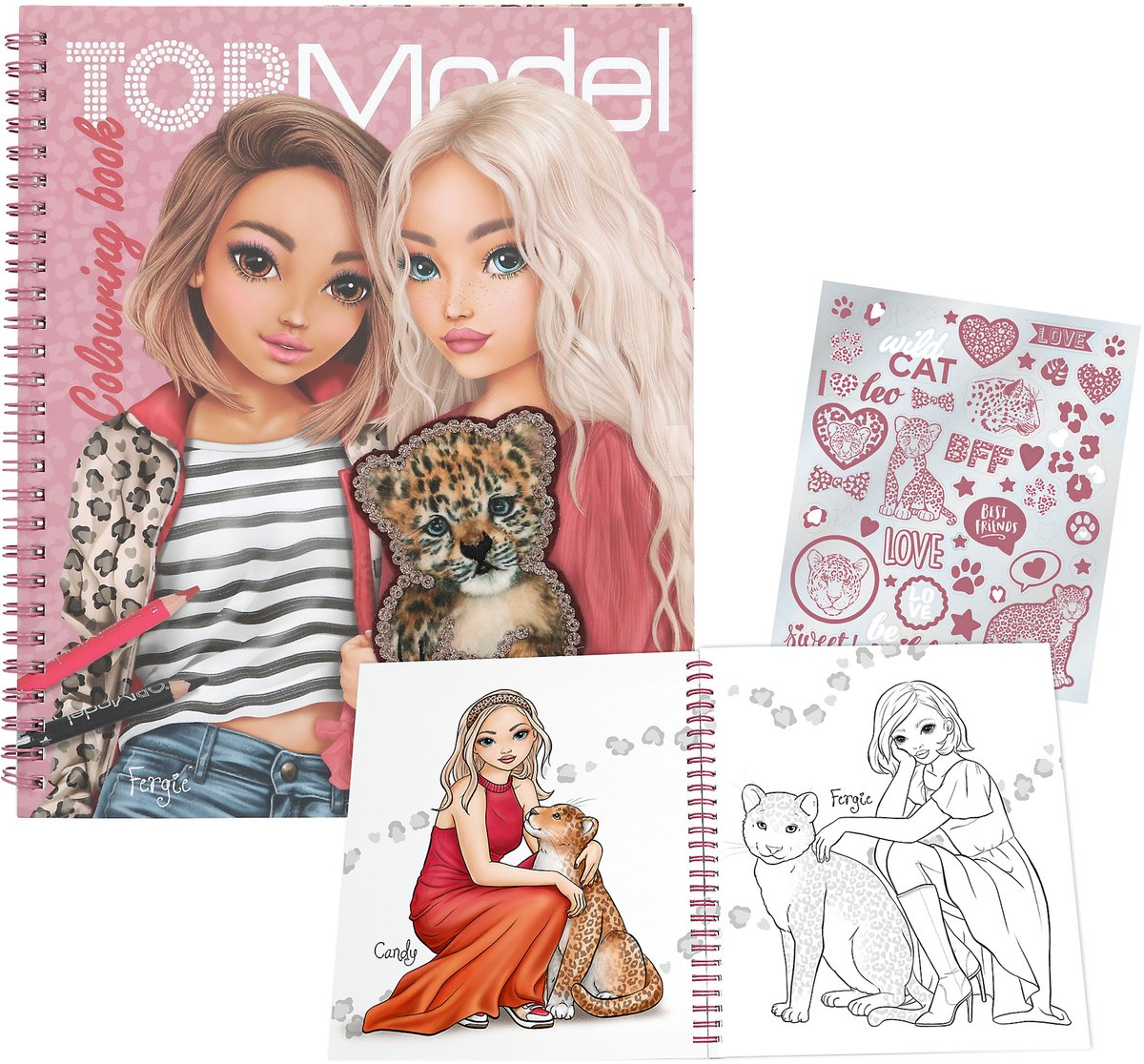 Depesche - libro para colorear top model - leoheart