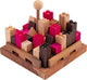 Rompecabezas de castillo de Longfield – rompecabezas de madera – madera de acacia – 11 piezas – juego de rompecabezas de castillo – corazón de ángel