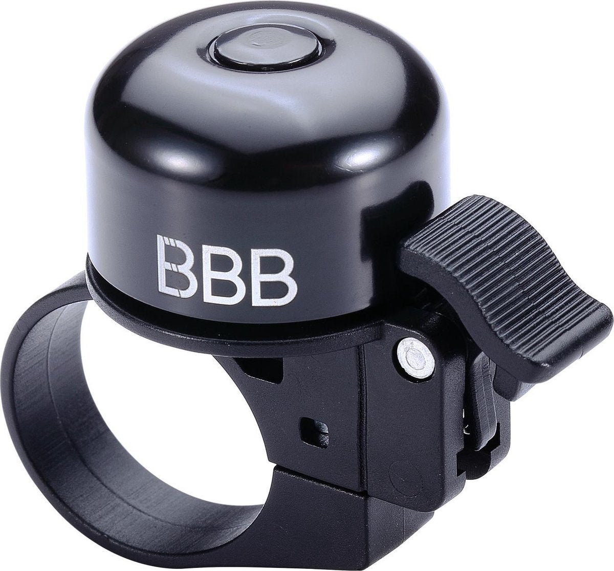 Bbb cycling bbb-11 campanello per bicicletta forte e chiaro - alluminio - diametro manubrio 22,2 25,4 31,8 mm - nero