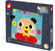 Janod - game - cheerful faces magnetic game
