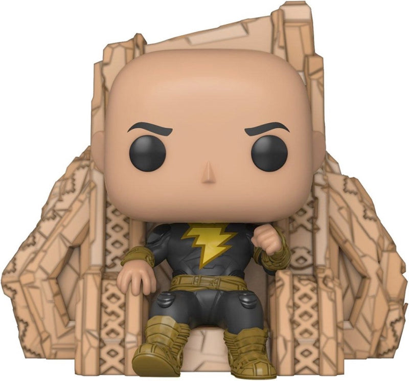 Figura coleccionable Funko Black Adam de DC Comics Pop! Adán negro de lujo en trono 9 cm multicolores