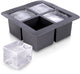 Máquina para hacer cubitos de hielo Home Styling 4 bloques de hielo - negro