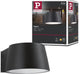 Paulmann applique da esterno LED capea ip44 96x128 mm 3000k 6w 500lm 230v 98° alluminio antracite