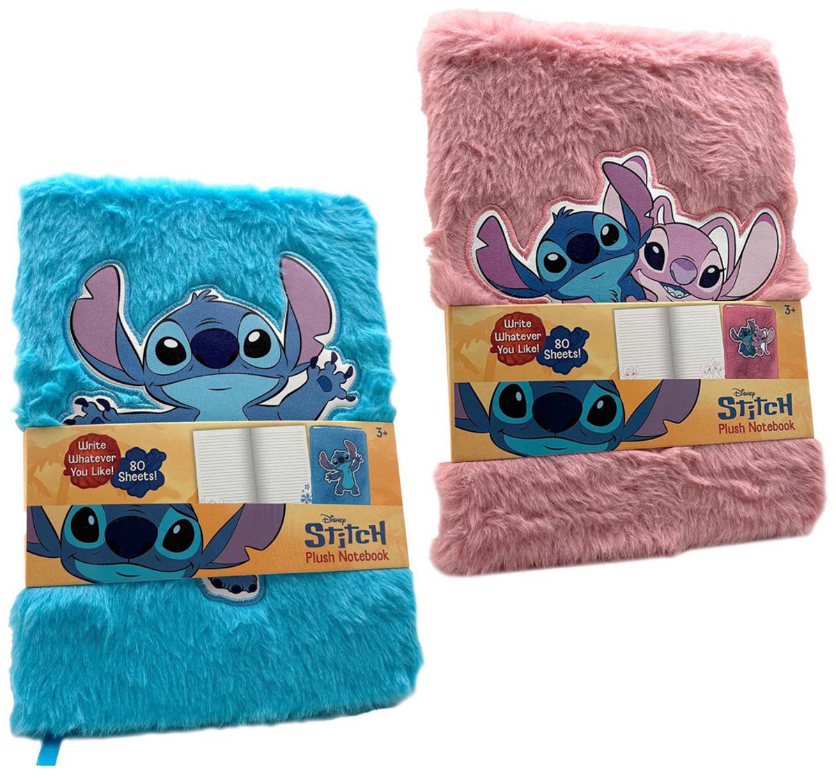 Libreta de peluche Stitch