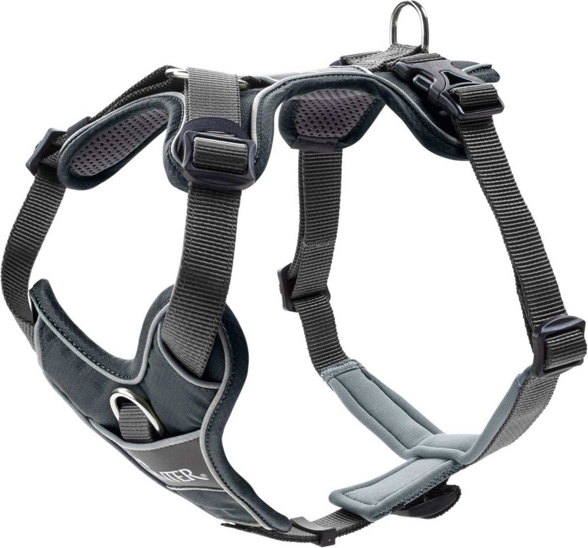 Pettorina Hunter divo grigio grigio - pettorina per cani - l 72-100 cm