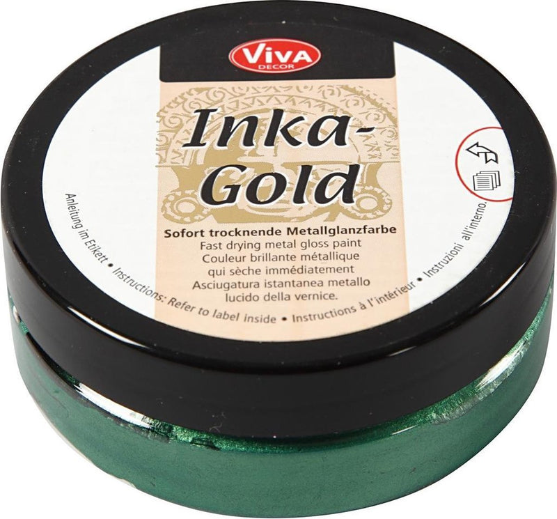 Creative Company Inka-Gold Glosswax smerald, 50ml
