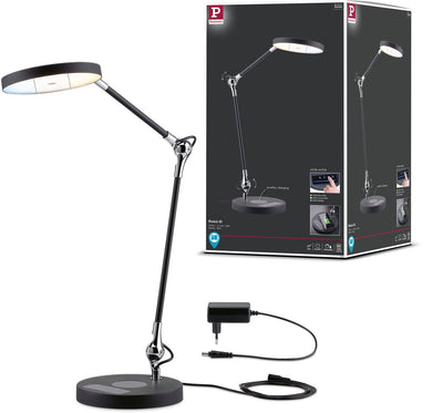 Lampada da scrivania LED Paulmann numis qi interruttore bianco 1000lm 11w nero