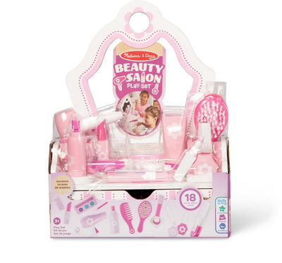 Melissa doug - toeletta in legno - con specchio a prova di bambino e cassetto