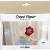 Creativ company mini hobbyset bloemen van crepepapier pastelkleuren