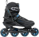 Roces icon x 80 skeelers - inline skates - zwart blauw - maat 42