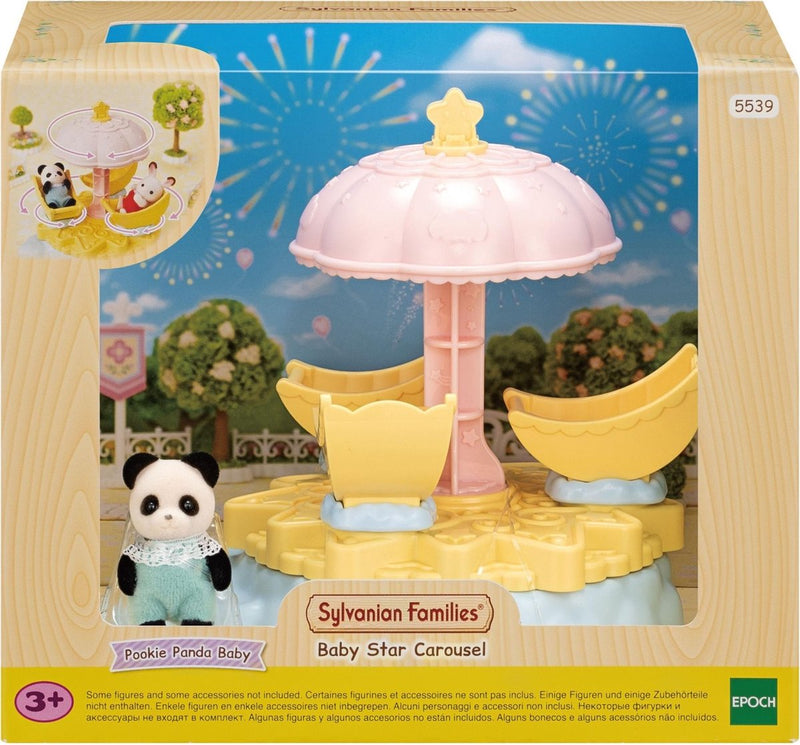 Familias Sylvanian 5539 carrusel de bebé.