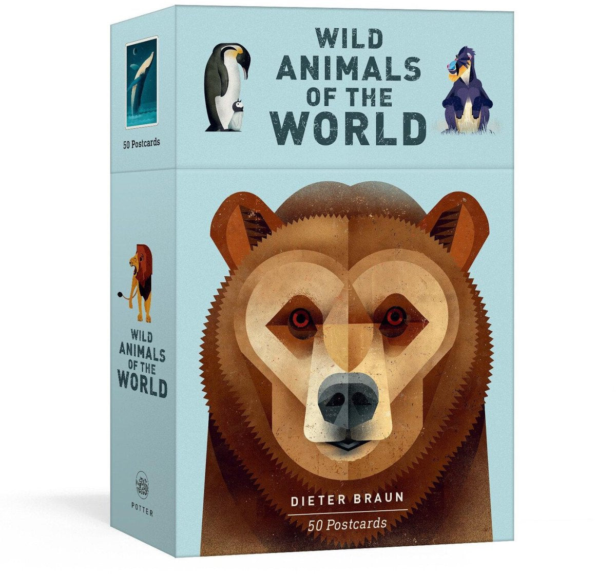 Libri Ballantine animali selvatici del mondo: 50 cartoline