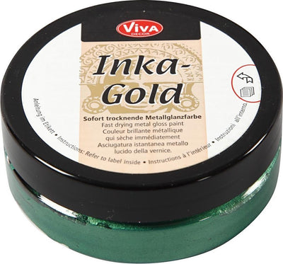 Creativ Company Inka-Gold Glosswax Emerald, 50 ml