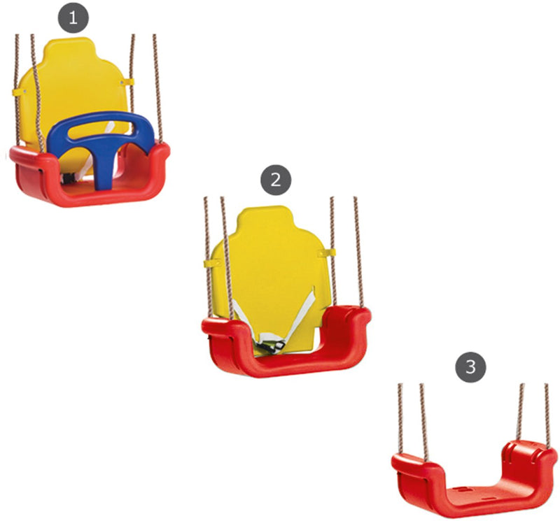 Kbt columpio para bebé modelo de crecimiento rojo amarillo
