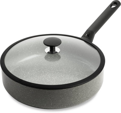 Padella di frittura in granito bk con coperchio Ø28 cm