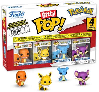 Funko pokemon - bitty pop paquete de 4 2,5 cm - charmander