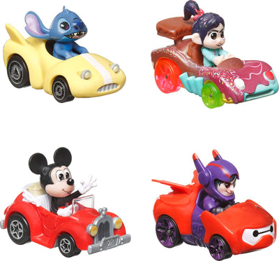 Hot Wheels Racevers Disney 4 Pack