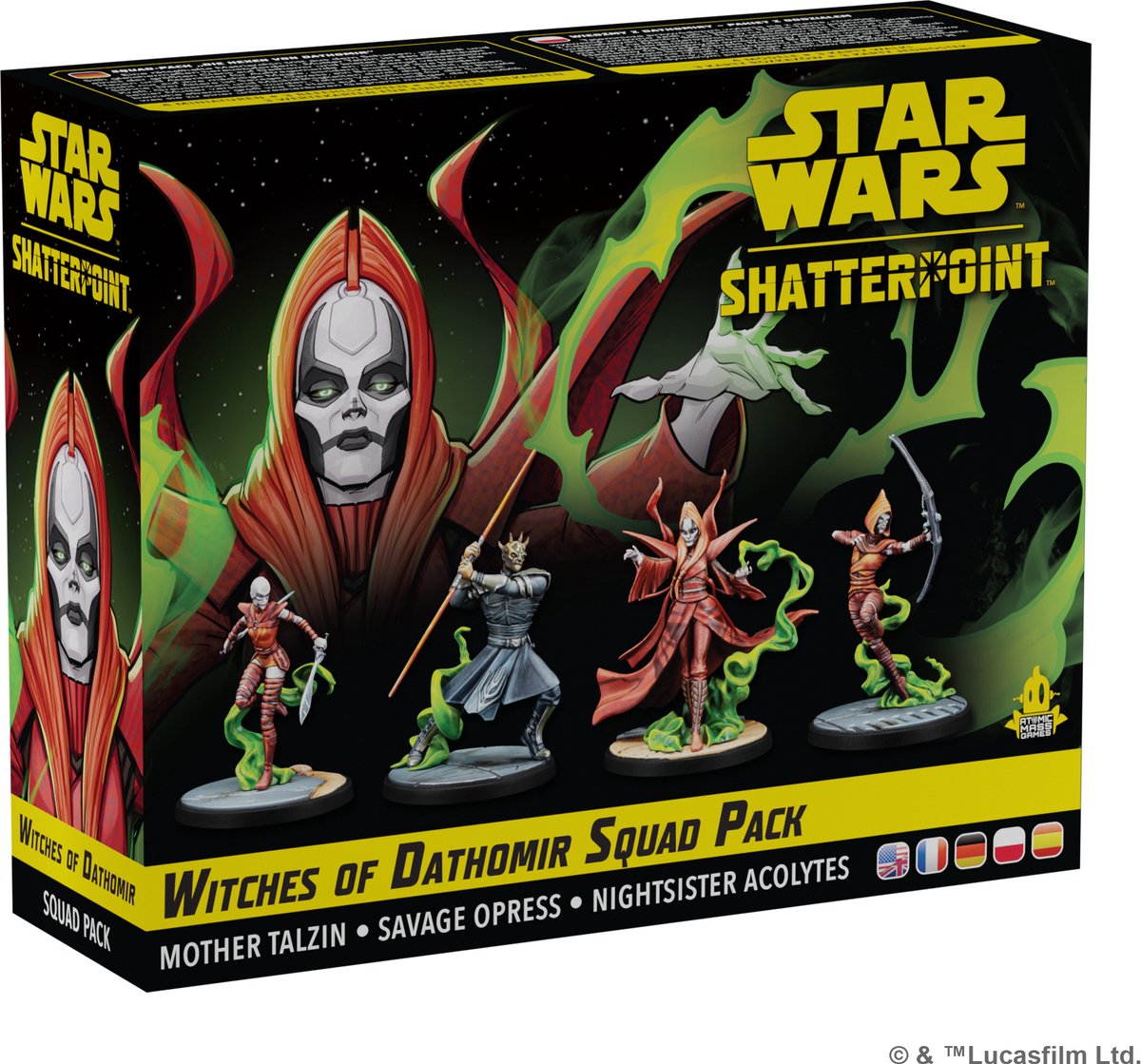 Atomic mass games star wars shatterpoint witches of dathomir squad pack - en fr de pl es
