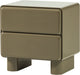 Comodino Woood lustra - legno - verde lucido - 43x57x57