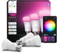 Philips Hue smart LED A60 lamp - white and colored light - E27 fitting - 810 lumen - 3 pieces