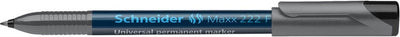 Schneider instrumentos de escritura rotulador universal schneider maxx 222 f permanente negro caja de 10 piezas