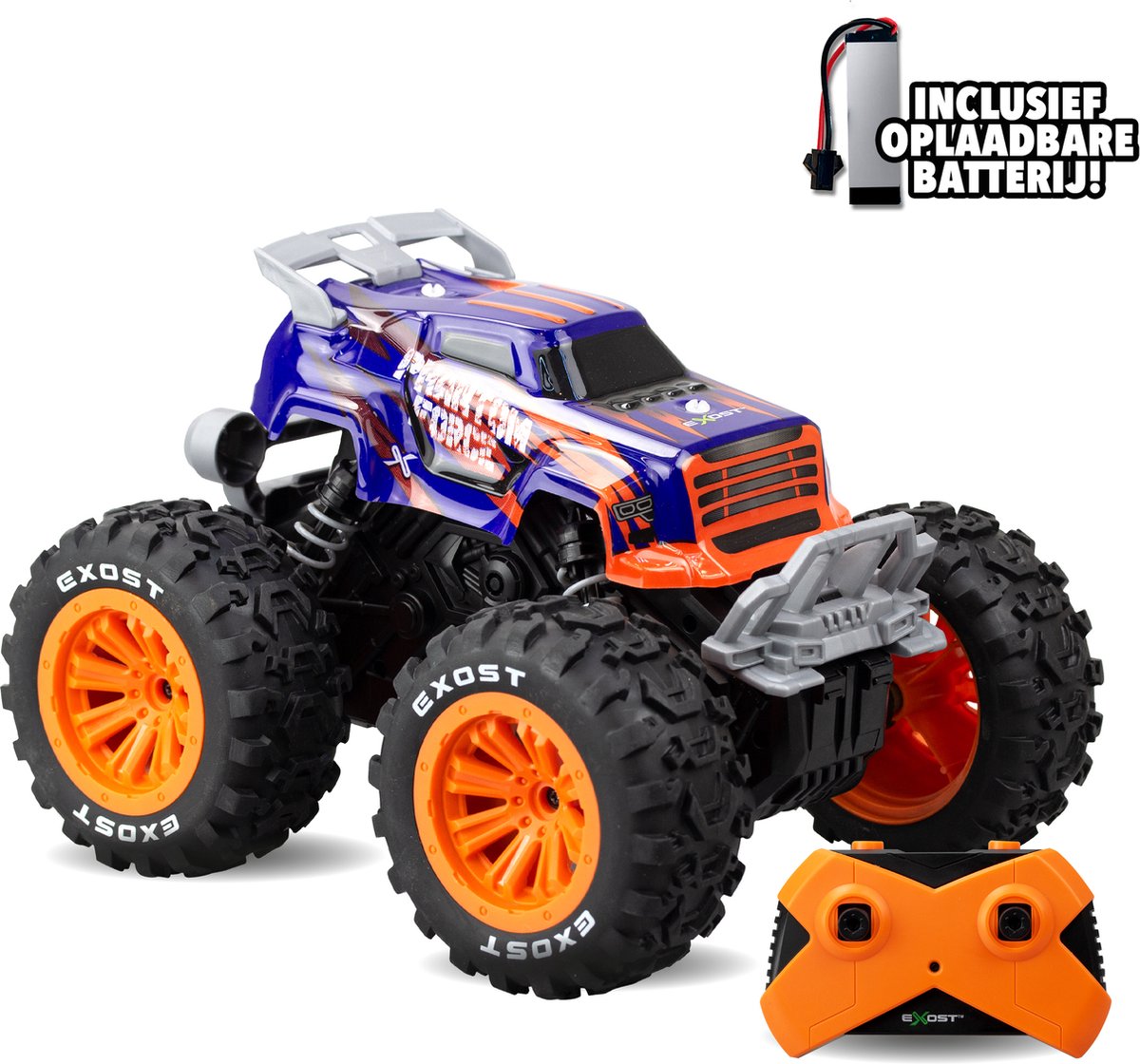 Exost RC Phantom Force Monster Truck 1:16 - Auto controllabile incl. batteria ricaricabile