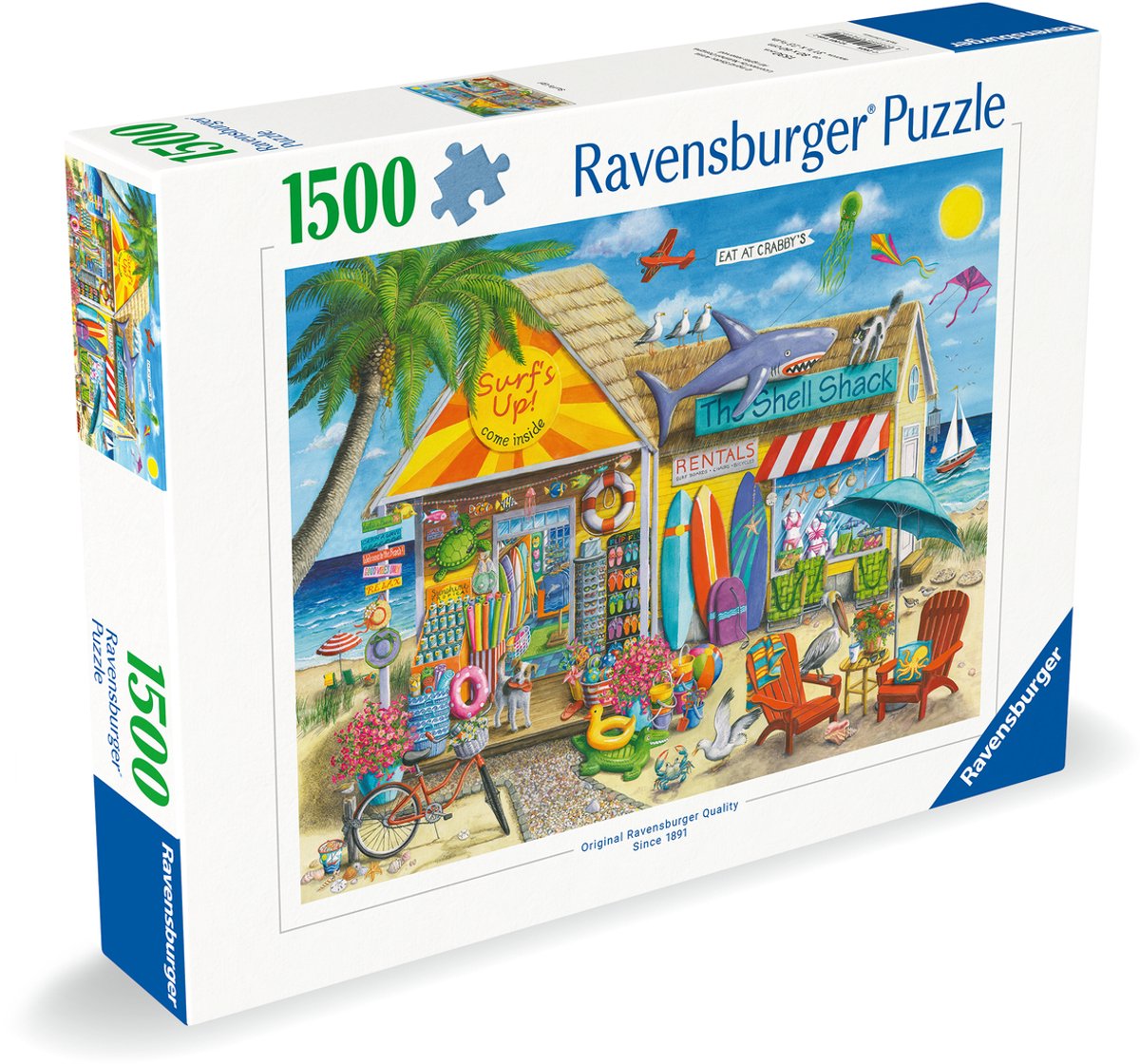 Puzzle Ravensburger Surf's Up - 1500 pezzi.