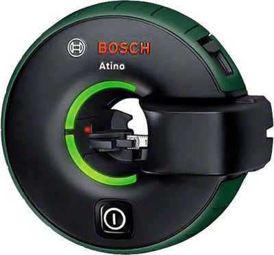 Bosch atino - laser a linea - incluso cuscinetto in gel, copertura protettiva del cuscinetto in gel, pin pad e batteria