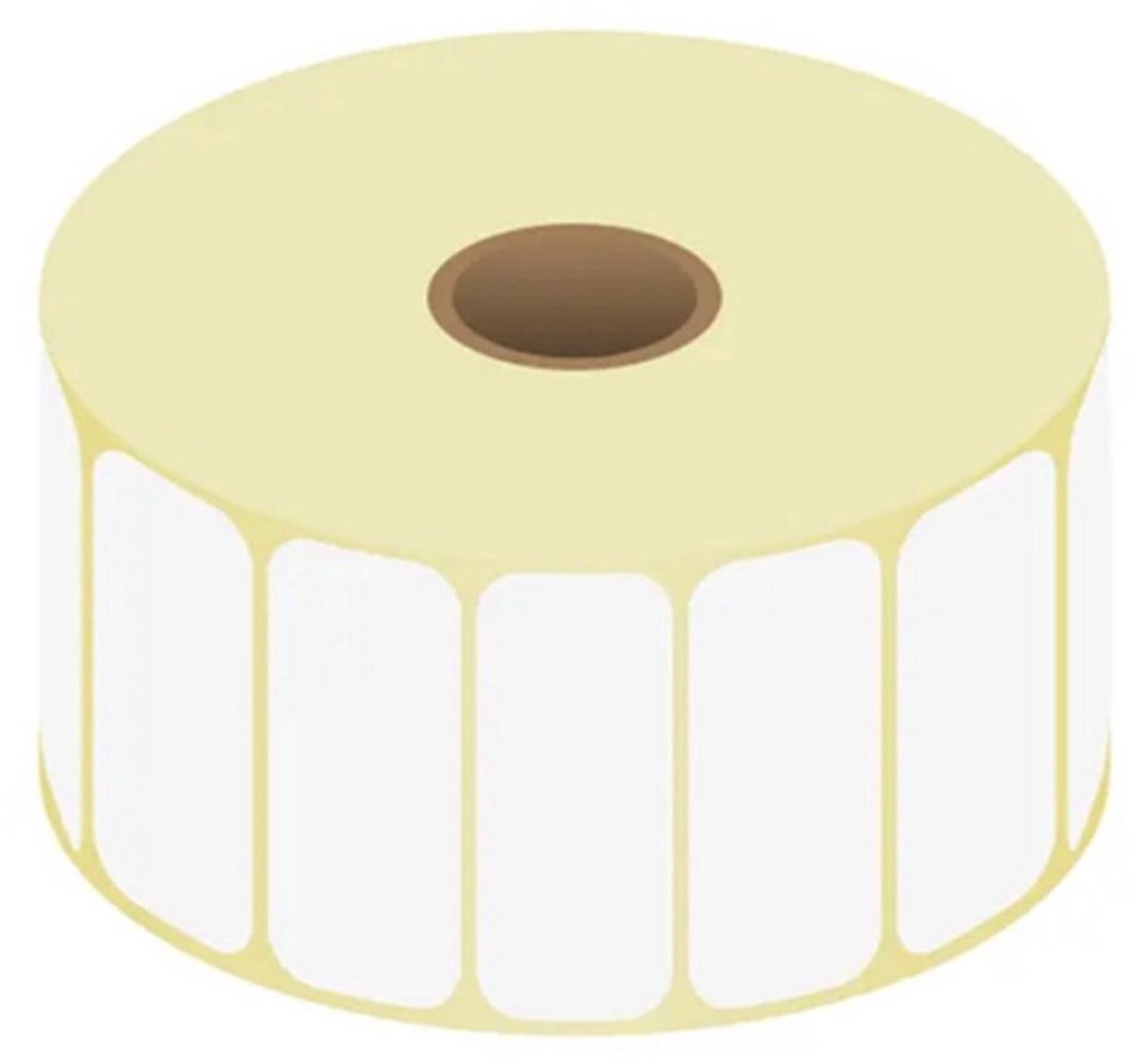 Etichetta KTC 1 rotolo 51x25mm compatibile zebra 880199-025d 2580 pezzi su rotolo