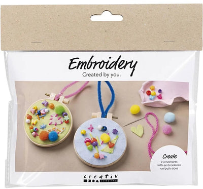 Mini set hobby ricamo Creativ Company, fantasia, 1 scatola