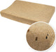 Meyco baby rib mini spot aankleedkussenhoes - toffee melange - 50x70cm