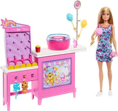 Barbie misterios playa detectives pop - set de juego de algodón de azúcar