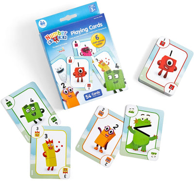 Blocchi numerici del gioco di carte con risorse didattiche: carte giocattolo educative. - 3+
